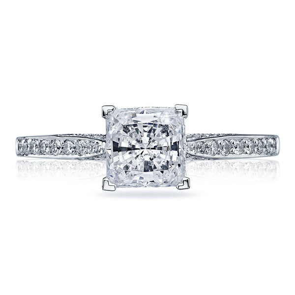 Princess Solitaire Engagement Ring – Charleston Alexander Diamond Importers