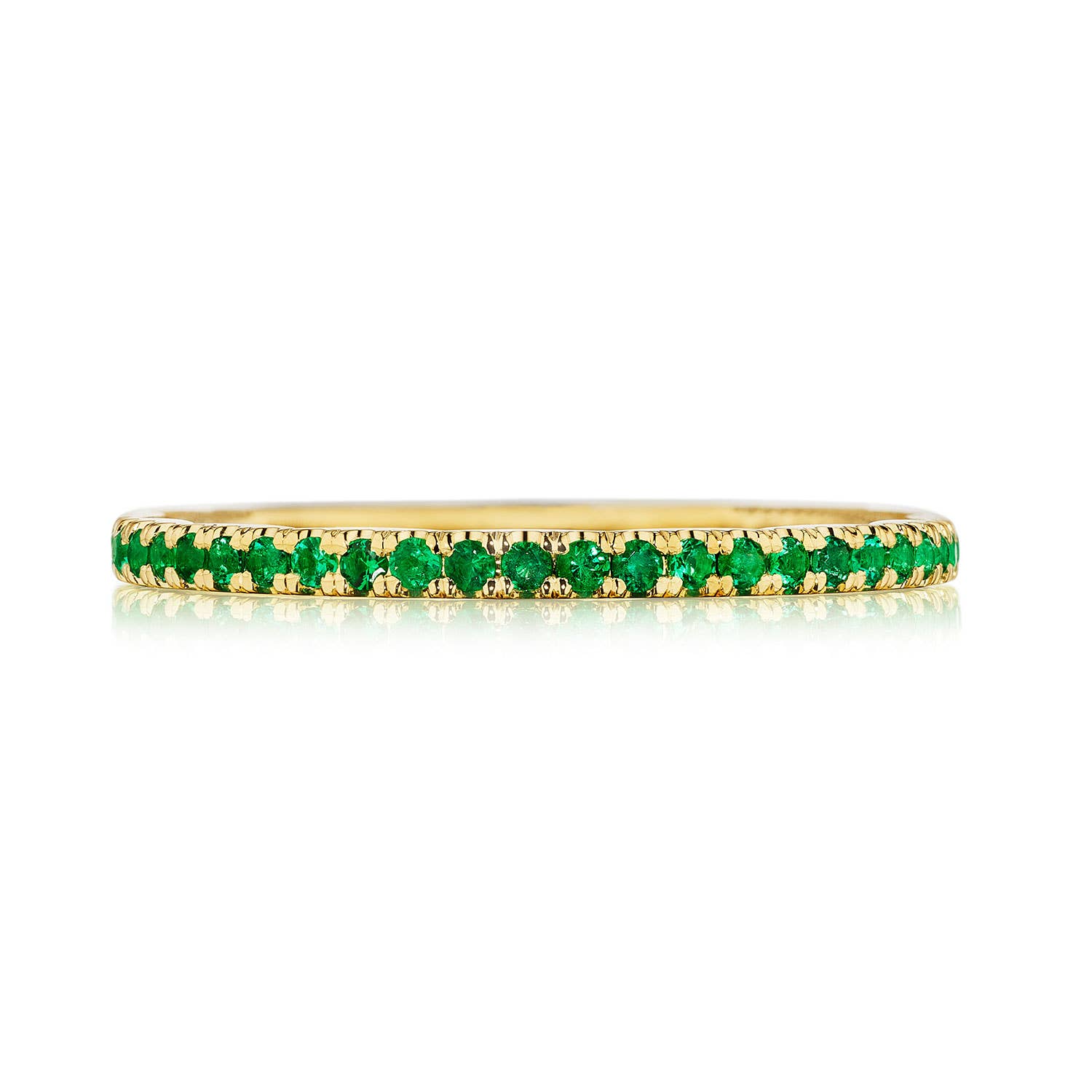 String of Emeralds Ring