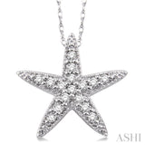 Sea Star Diamond Pendant