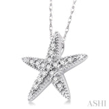 Sea Star Diamond Pendant