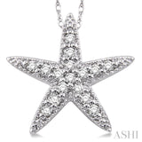 Sea Star Diamond Pendant