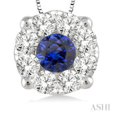 Lovebright Gemstone & Diamond Pendant