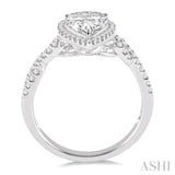 Pear Shape Semi-Mount Diamond Engagement Ring