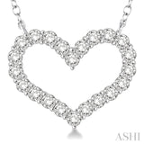 Heart Shape Diamond Necklace