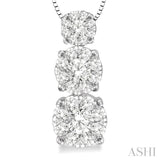 Past Present & Future Lovebright Diamond Pendant