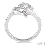 Heart Shape Light Weight Diamond Ring