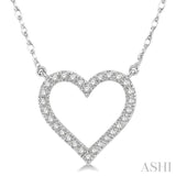 Heart Shape Diamond Necklace