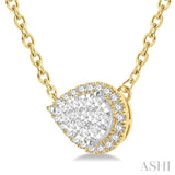 Pear Shape Lovebright Diamond Necklace