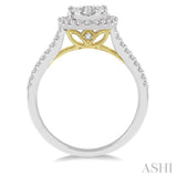 Oval Shape Lovebright Essential Diamond Ring