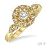 Light Weight Diamond Ring