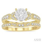 Lovebright Bridal Diamond Wedding Set