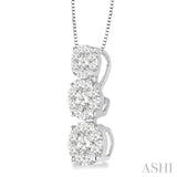 Past Present & Future Lovebright Diamond Pendant