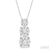 Past Present & Future Lovebright Diamond Pendant