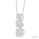 Past Present & Future Lovebright Diamond Pendant