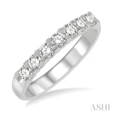 7 Stone Diamond Wedding Band