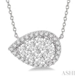 Pear Shape Lovebright Essential Diamond Necklace