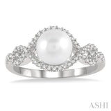 Pearl & Diamond Ring