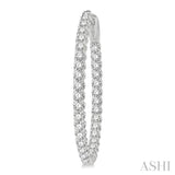 Diamond Hoop Earrings