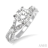 Semi-Mount Diamond Engagement Ring