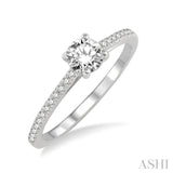 Semi-Mount Diamond Engagement Ring