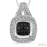 Silver Diamond Pendant