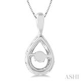 Pear Shape Emotion Diamond Pendant