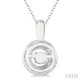 Silver Emotion Diamond Pendant