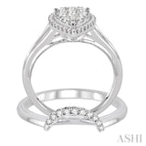 Pear Shape Lovebright Bridal Diamond Wedding Set