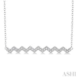 Zig Zag Diamond Fashion Pendant