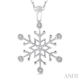 Snow Flake Diamond Pendant