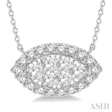 Marquise Shape Lovebright Diamond Necklace