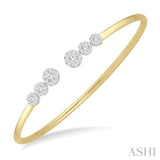 Lovebright Diamond Open Cuff Bangle