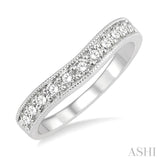 Diamond Curved Wedding Band