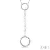 Diamond Circle Necklace