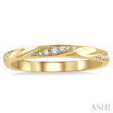 Stackable Light Weight Diamond Band