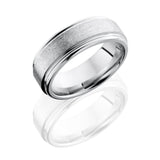 Cobalt Chrome 8mm Flat Band with Rounded Edges