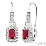 Gemstone & Diamond Earrings