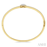 Stackable Cushion Shape Lovebright Diamond Bangle