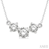 Past Present & Future Diamond Necklace