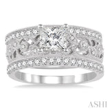 Semi-Mount Diamond Ring Set