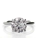 Solitaire Engagement Ring 1.5mm Wide Comfort Fit