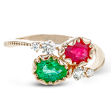 LR2411 WHITE 18K SEMI 1