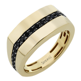 LR2746 WHITE-BLAC 18K X YELLOW