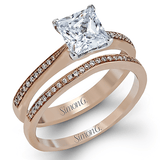 MR1507 WHITE 18K SET ROSE