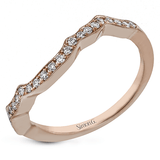TR549 WHITE 18K BAND ROSE
