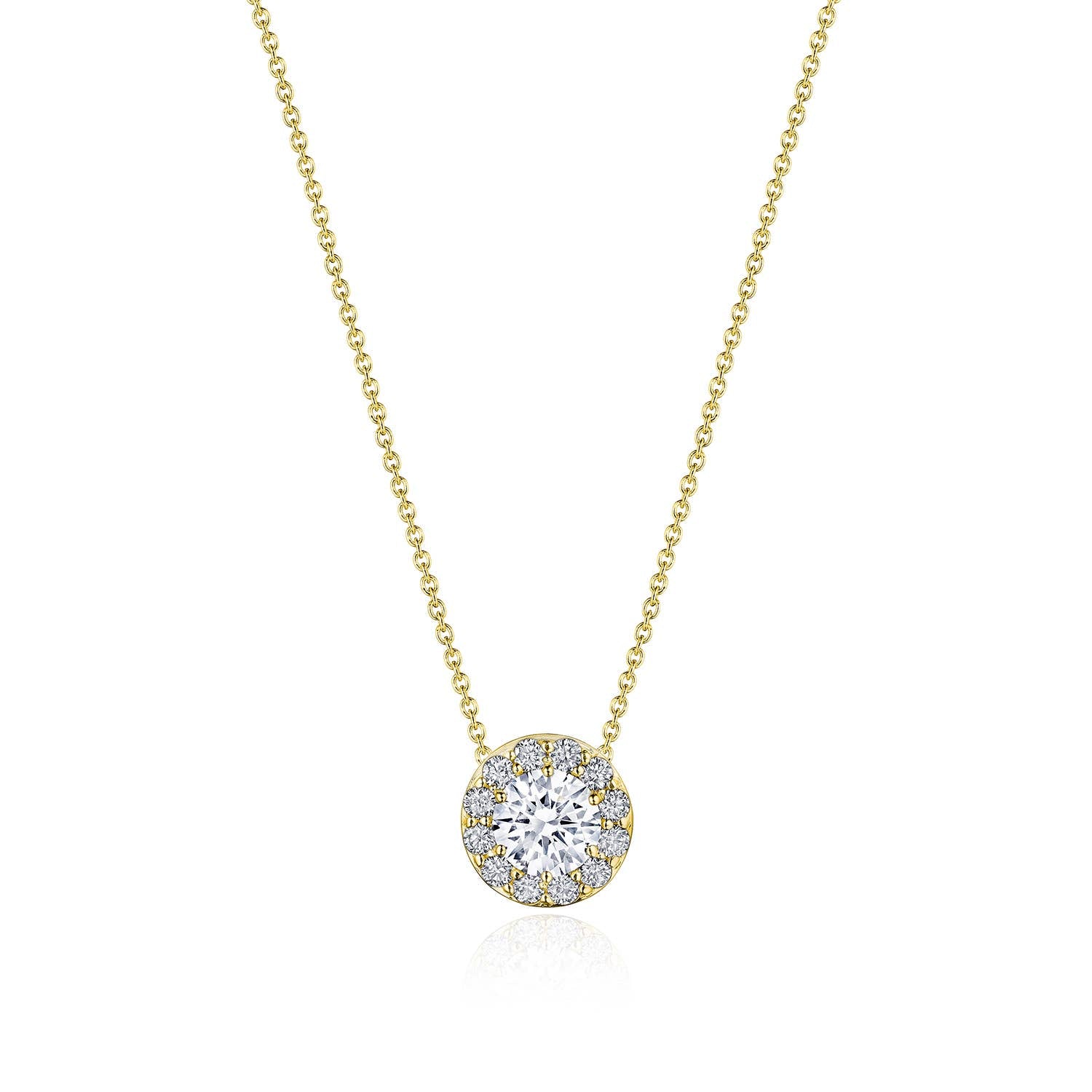 17" Single Bloom Diamond Necklace