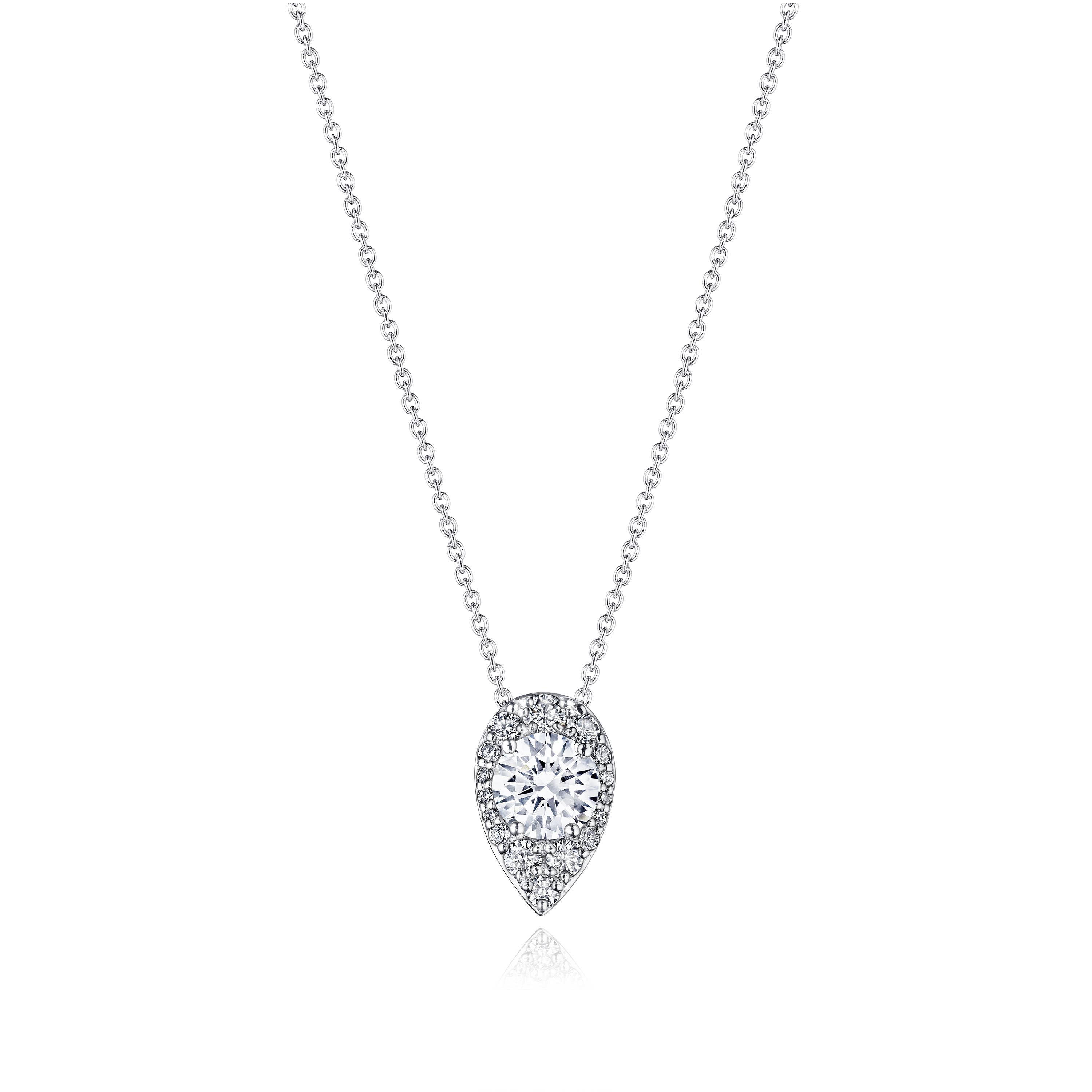 17" Pear Bloom Diamond Necklace