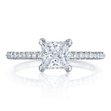 Princess Solitaire Engagement Ring