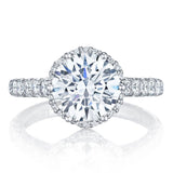 Round Bloom Engagement Ring