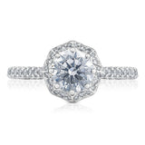 Round Bloom Engagement Ring